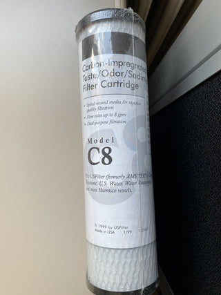 Pentek C8 Carbon Wasserfilter | 10" Aktivkohlefilter 1µm | NEU & OVP6