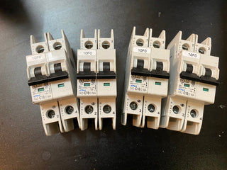 4x Eaton 278756 Leitungsschutzschalter FAZ-C10/2 | 2-polig 10A Charakteristik C0