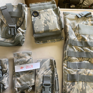 6x US Army GCS Pouches Taschen Set Molle Weste Koppel Tragesystem Selten NEU10