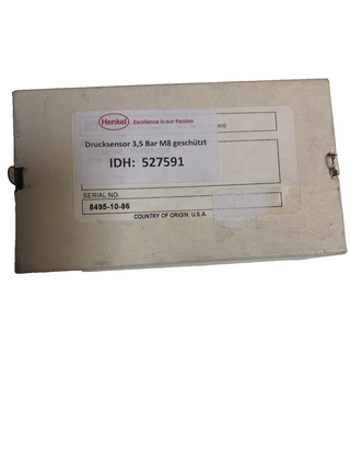 Henkel LOCTITE Drucksensor 0-50 psi (IDH 527591) Neu & OVP - Prozesssteuerung Do1