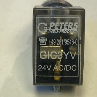9x Ventilstecker Peters GIC3YV 24V AC/DC2