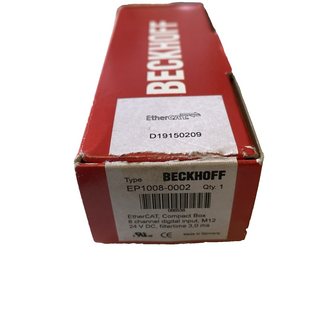 Beckhoff EP1008-0002 EtherCAT Box – 8 digitale Eingänge – NEU & OVP