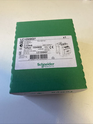 Schneider LC1D09Q7 Leistungsschütz 3p+1S+1Ö 4kW/400V/AC3 9A Spule 380V 50/60Hz0
