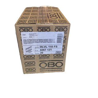 20x OBO Bettermann RLVL 110 FS Längs-/Winkelverbinder für Kabelrinne 110mm NEU0
