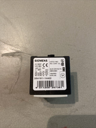 Siemens SIRIUS Hilfsschalterblock 3RH1911-1HA22 | 2 NO + 2 NC | NEU/OVP
