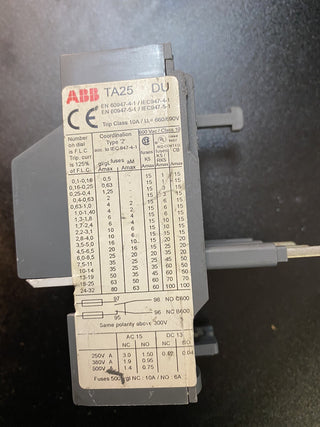 ABB TA25DU-6,5 Überlastrelais thermisch 1SAZ211201R1038 geb4