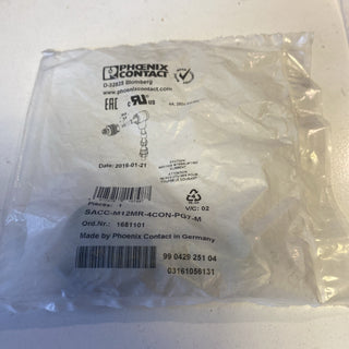 Phoenix Contact SACC-M12MR-4CON-PG7-M 1681101 M12 Stecker 4-polig neu0