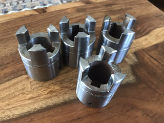 4x KTR ROTEX 19 Kupplungsnabe Stahl 020195102400 | Bohrung Ø 24mm H7 Nut0