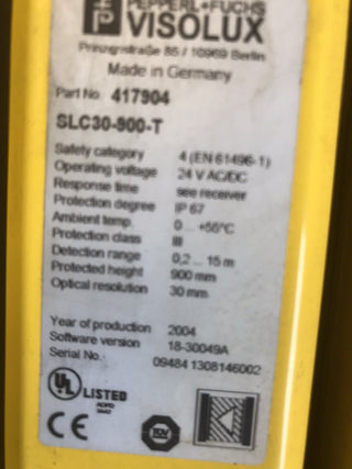 Pepperl+Fuchs SLC30-900 Set Sicherheitslichtvorhang Lichtgitter (Sender & Empfän3