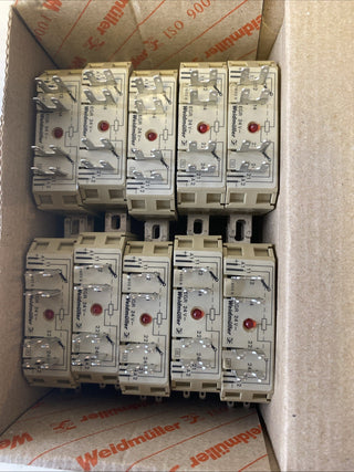 10x Weidmüller EGR 24V Relaiskoppler | Typ EG2 / 16026 | Neu2