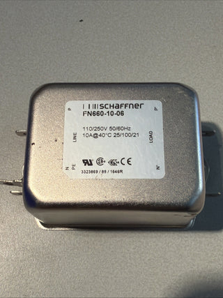 1x Schaffner FN660-10/06 Einphasen-Netzfilter 10A Entstörfilter GEBRAUCHT4