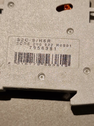 2x ABB S2C-S/H6R Signalkontakt Hilfsschalter für Sicherungsautomat Gebraucht3