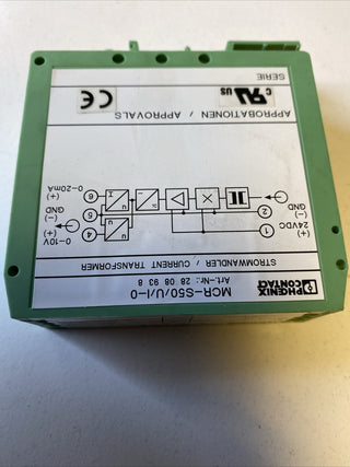 Phoenix Contact MCR-S50/U/I-0 Strommessumformer 2808938 | Geprüft & Einsatzberei4