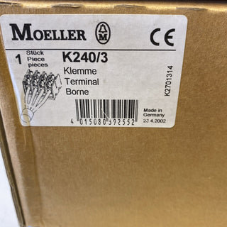 Moeller K240/3 Anschlussklemme 400A 3p flach/rund0