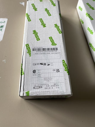 25x WAGO 284-907 2-Leiter-Schutzleiterklemme 10 mm² grün-gelb3