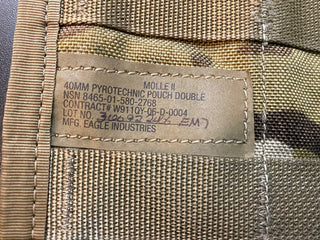 NEU USGI OCP Multicam Molle II 40mm Pyrotechnische Doppelgranatentasche US Army3