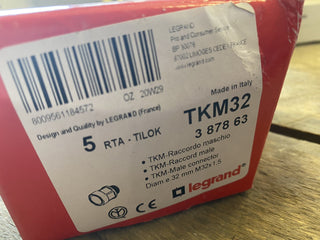 4x Legrand TKM 32 Verbinder Verschraubung neu ohne OVP4