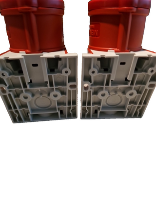 2x Mennekes CEE Buchse 3P+N+E 16A 400V rot IP44 neu