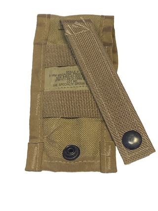 USMC MOLLE 2-Magazine Ammunition Pouch, NSN 8465-01-532-2304 (Coyote Brown)2