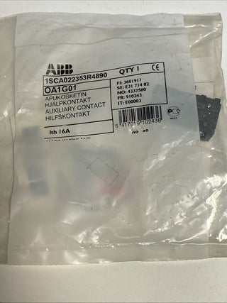 ABB OA1G01 Hilfskontakt 1SCA022353R4890 Hilfsschalter 1 ÖFFNER / NC OVP NEU1
