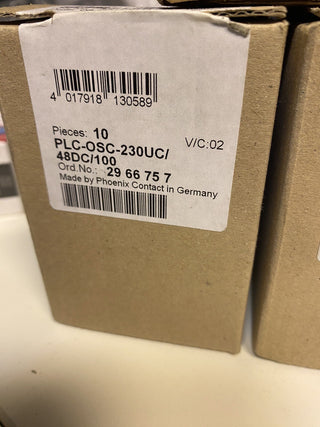 10x Phoenix Contact PLC-OSC-230UC/48DC/100 2966757 Relais neu1