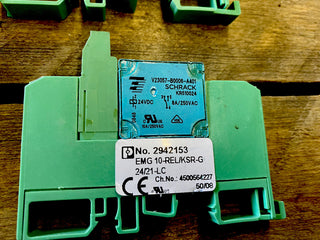 9x PHOENIX CONTACT Relaismodul EMG 10-REL/KSR-G 24/21-LC - 2942153 24VDC2