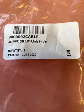 AC POWER CABLE, C14 TYPE, ITALY 3-PIN1