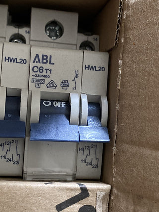 ABL Sursum C6T1H Leitungsschutzschalter, Sicherungsautomat 230/400V0