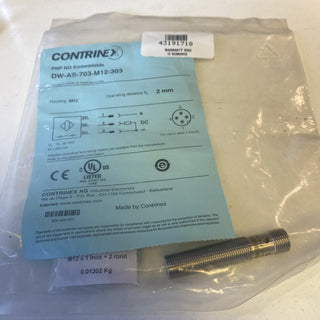 CONTRINEX Induktiver Sensor DW-AS-703-M12-303 – NEU & OVP0