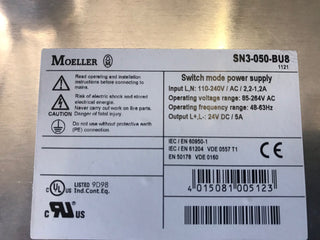 Moeller Schaltnetzteil Power Supply SN3-050-BU82