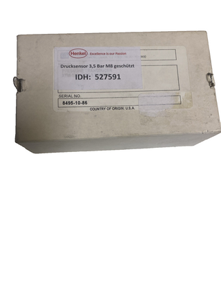 Henkel LOCTITE Drucksensor 0-50 psi (IDH 527591) Neu & OVP - Prozesssteuerung Do0
