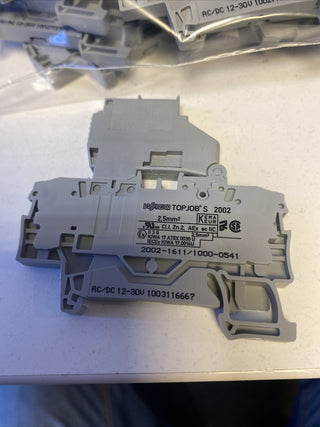15x WAGO 2002-1611/1000-541 Sicherungsklemme mit LED 12-30V – NEU3