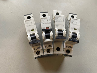 4× Siemens 5SY41 C4 – Leitungsschutzschalter 1‑polig – MCB C‑Charakteristik2