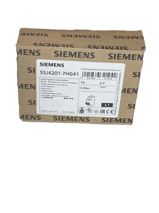Siemens SENTRON Leitungsschutzschalter 5SJ4201-7HG41 – NEU & OVP1