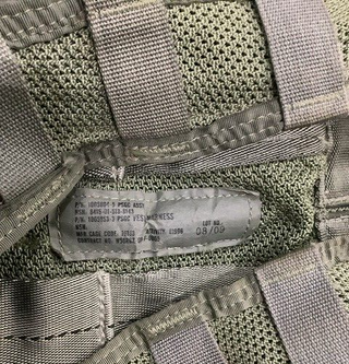 ACU Air Warrior PSGC Weste Harness 8415-01-513-81435