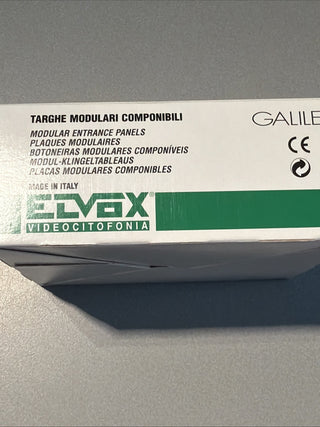 Vimar / Elvox Galileo 8011 Türsprechmodul Audio 1 Taste – neu mit OVP5