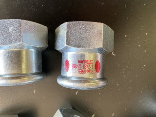 2x STEELPRES RACCORDI C-Stahl Mischhülse MF Maß-Ø: 28x 1/22