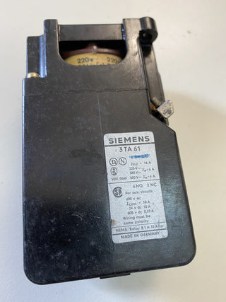 Siemens 3TA61 Schütz 220V AC Spule Leistungsschütz geb1
