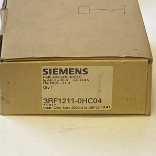 Siemens 3RF1211-0HC04 Halbleiterschütz 20A – NEU & OVP1
