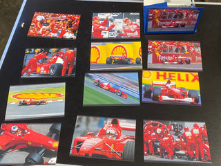 Michael Schumacher Ferrari F1 - Exklusive Foto/Postkarten-Sammlung (Shell 2000)0