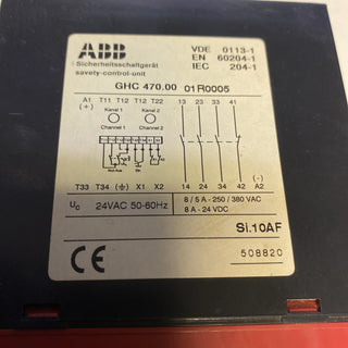 ABB GHC 470.00 01R005, 47000, GHC470.00 Sicherheitsrelais4