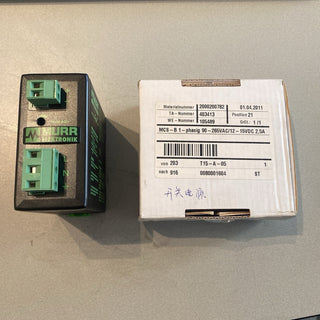 Murrelektronik 85373 MCS-B 1-phasiges Schaltnetzteil (12–15 V DC / 2,5 A)- NEU