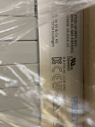 Festo Ventilinsel VTUG-14-VRPT-S8-B1T-Q10-UL-Q6S-E3J5EJE5L  Neu5