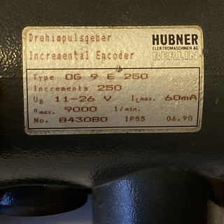 Baumer Hübner POG 90 DN 5000 R / OG 9 E 250 Drehgeber-Kombi | Generalüberholt5