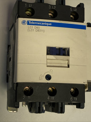Telemecanique LC1 D80 B7 Schütz (LC1 D8011) | 24V AC | 80A | Gebraucht4