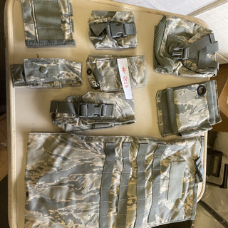 6x US Army GCS Pouches Taschen Set Molle Weste Koppel Tragesystem Selten NEU12
