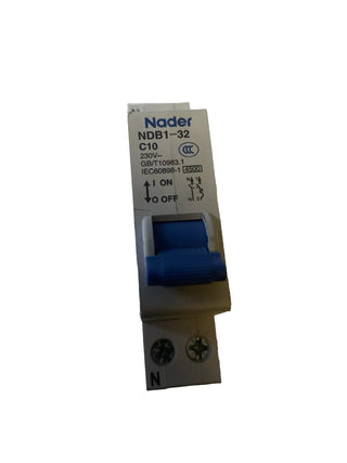 NADER NDB1-32 C10 1P+N Leitungsschutzschalter 230V – neu1