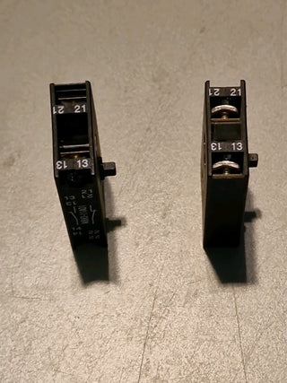 2x Sälzer Hilfskontaktmodul MBH2-11A01 auxiliary contact module MB Zusatzmodul3