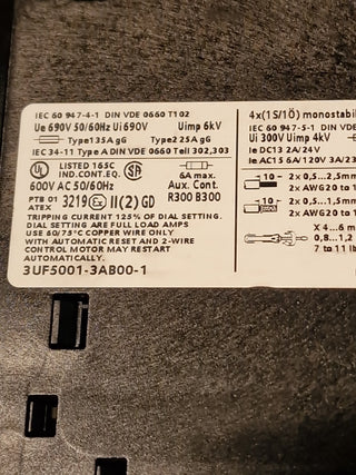 SIEMENS 3UF5001-3AB00-1 (1,25...6,3A) GRUNDGERÄT ,3