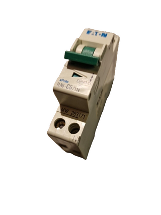 Eaton PLN6-C6/1N-MW Leitungsschutzschalter LS-Schalter 6A 1+N-p  / 2631710